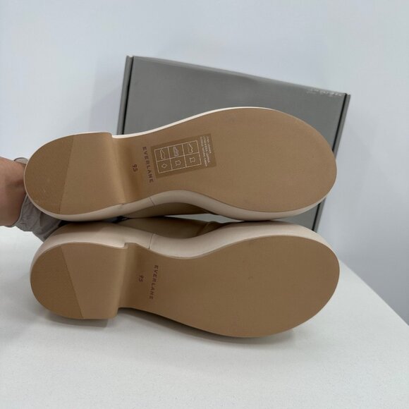 Everlane The Puffa Clog in Parchment Leather sz 9.5 Women's Platform Sip-on Mule - Picture 6 of 6